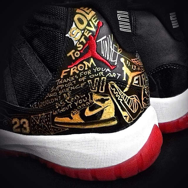 Air Jordan 11 Bred Customs By Tinker Hatfield