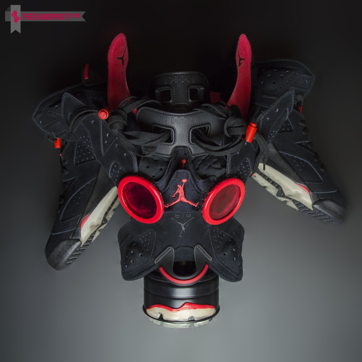 Air Jordan 6 Infrared Gas Mask Freehand Profit 2