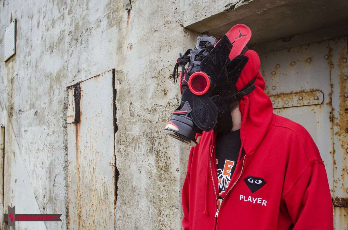 Air Jordan 6 Infrared Gas Mask Freehand Profit 4