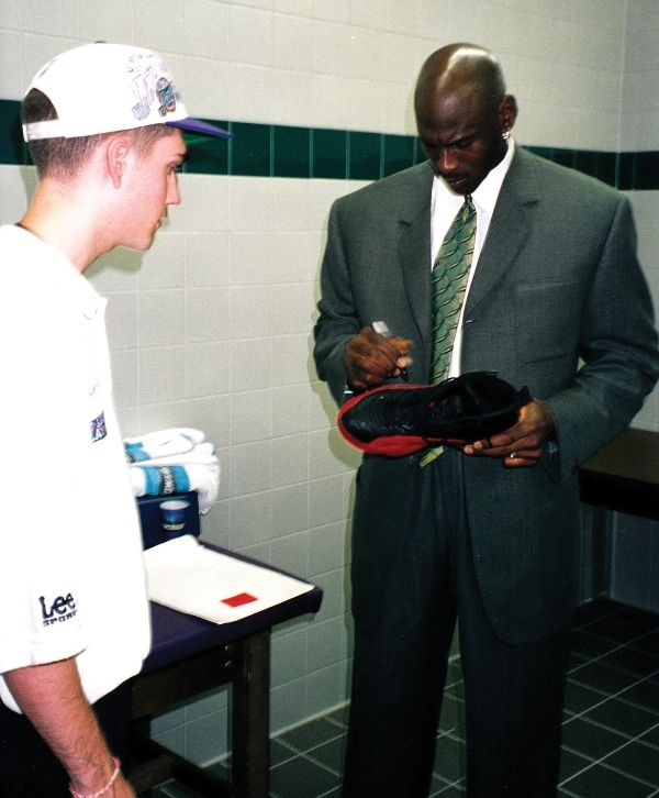 Flu Game Air Jordan 12 Game Worn 06