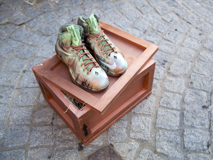 Lebron 10 Statue Of Liberty Nyc Kickasso Custom 3