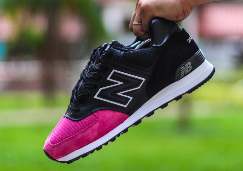 New Balance 574 “Pink Devil” Customs by A. Santos