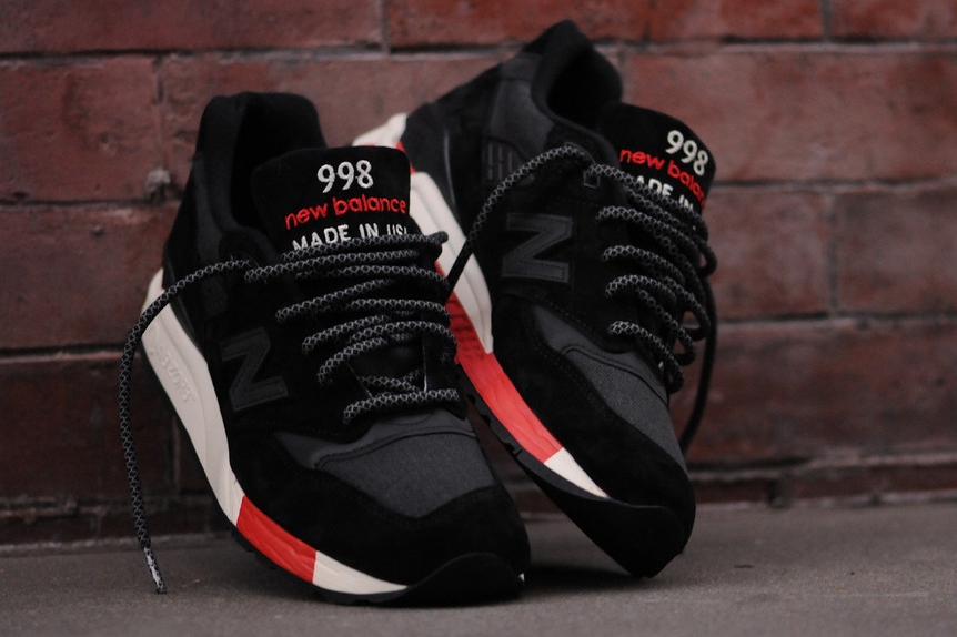 New Balance 998 Black Red 06