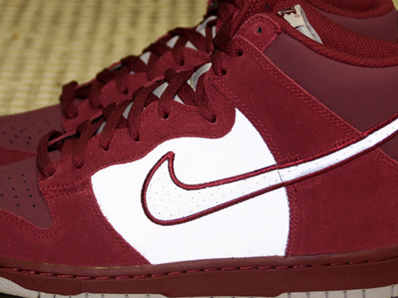 Nike Dunk High Maroon 3m