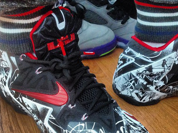 Nike LeBron 11 "Graffiti" - On-Feet Photo