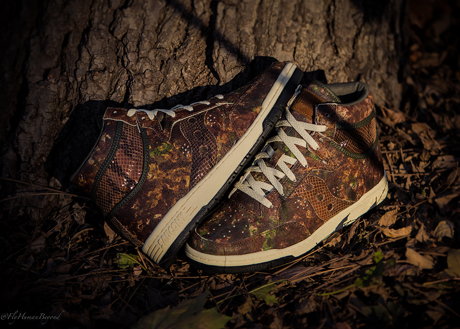 Packer Shoes Saucony Hangtime Woodland Snake 10