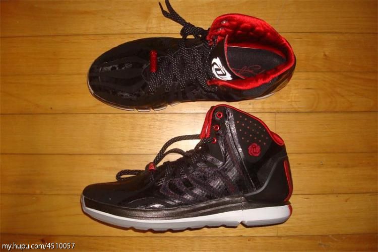 Adidas D Rose Black Red 02