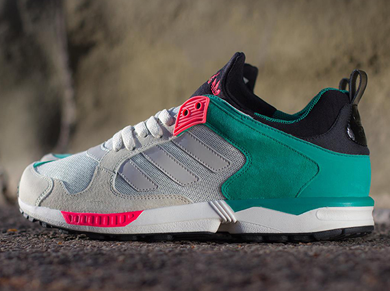 Adidas Zx5000 Response Ecru Aluminum Red Zest