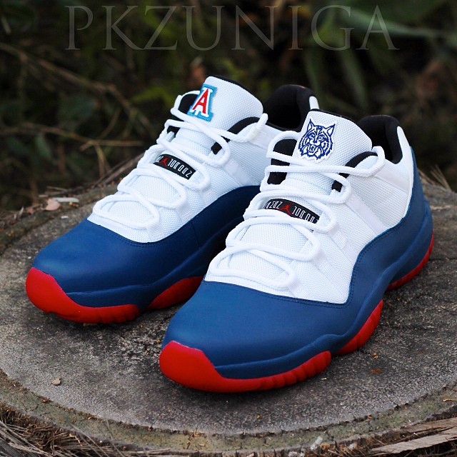 Air Jordan 11 Low Arizona Wildcats Custom 04