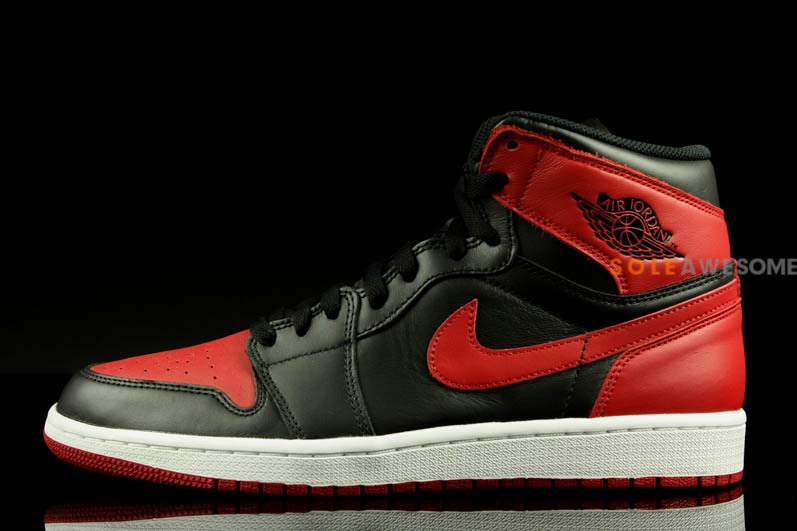 Black Red Air Jordan 1 High December 28 7