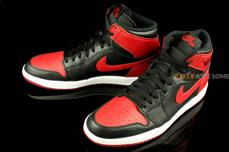 Black Red Air Jordan 1 High December 28 8