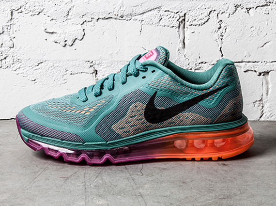 Nike Air Max 2014 - Atomic Orange - Forest Green
