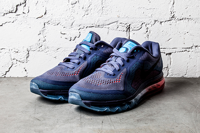 Nike Air Max 2014 Blue Recall Light Crimson 01