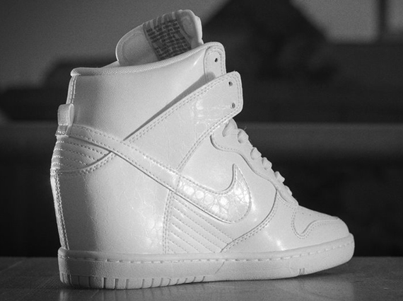 Nike Dunk Sky Hi - White - Cool Grey