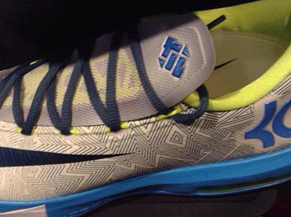 Nike KD 6 - Grey - Volt - Blue