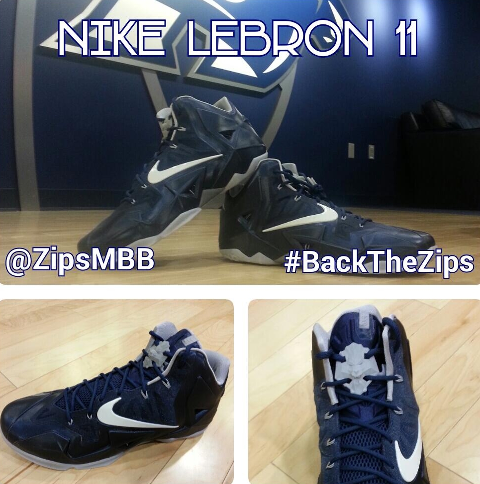Nike Lebron 11 Akron Zips Pe 01