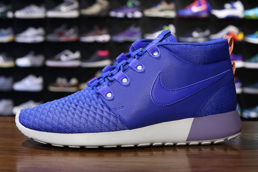 Nike Roshe Run Sneakerboot Game Royal Atomic Orange 02