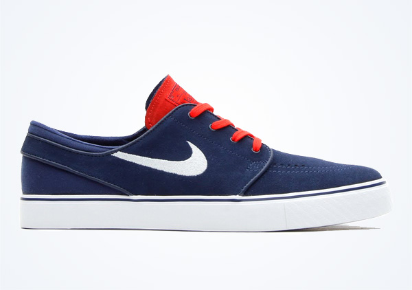 Nike SB Stefan Janoski – Midnight Navy – Light Crimson