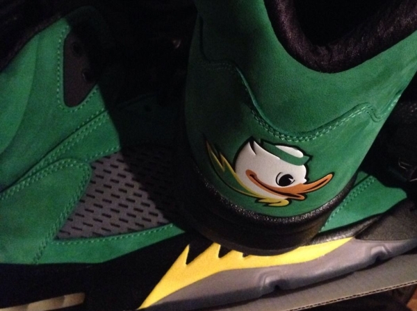 Oregon Air Jordan 5s For Sale
