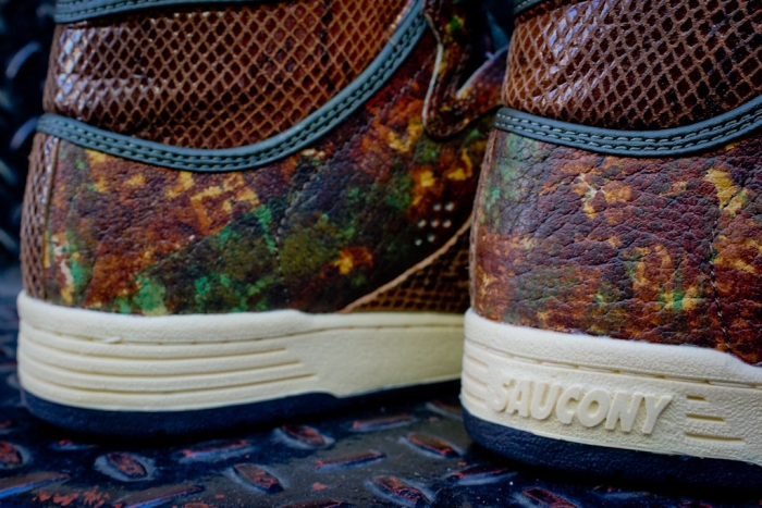 Packer Shoes Saucony Hangtime Hi Woodland Snake Retailers 03