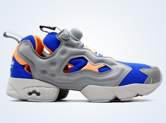 Reebok Insta Pump Fury - Tin Grey - Reebok Royal - Neon Sign