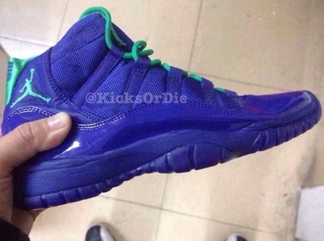 Air Jordan 11 Gs Blue Green 01