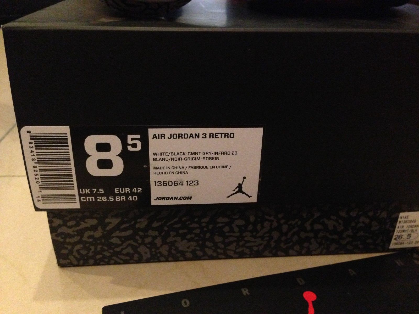 Air Jordan 3 Infrared 23 Early Ebay 05