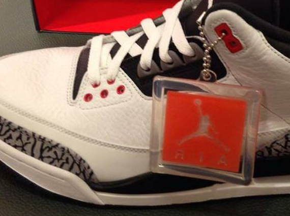 Air Jordan 3 Retro White Black Red Grey 1
