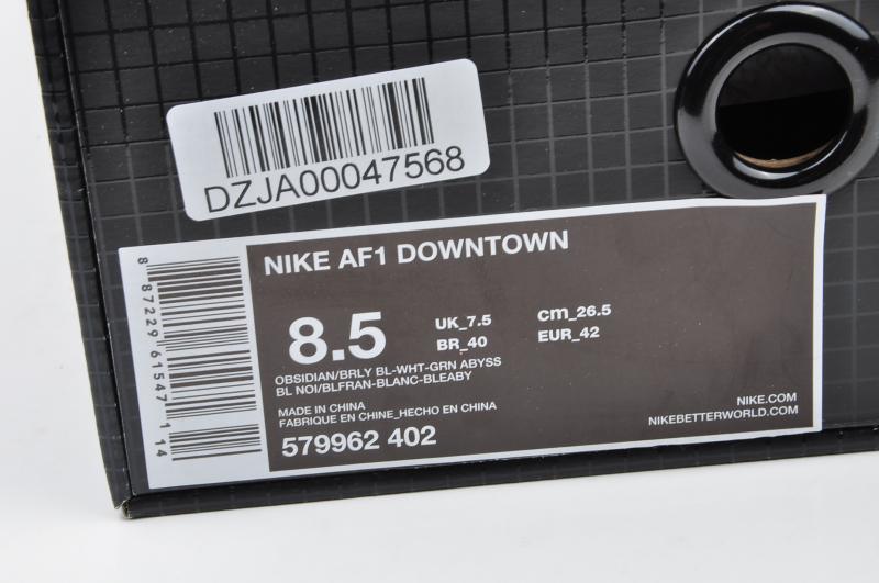 Nike Air Force 1 Downtown Obsidian Barely Blue 09