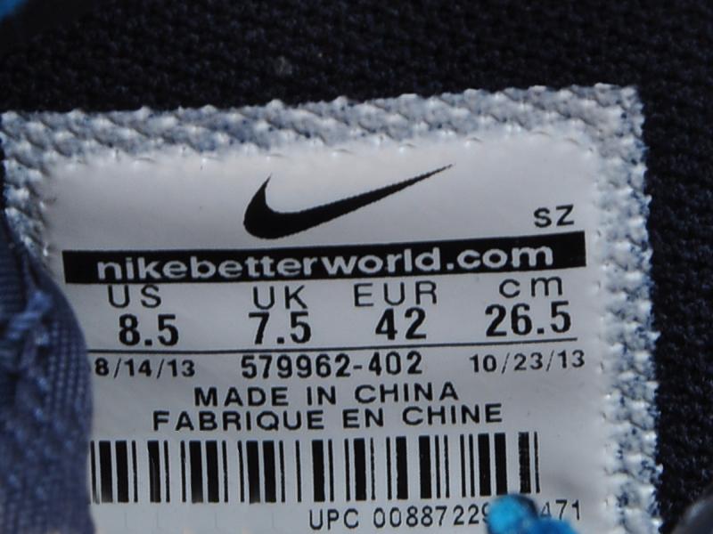 Nike Air Force 1 Downtown Obsidian Barely Blue 10