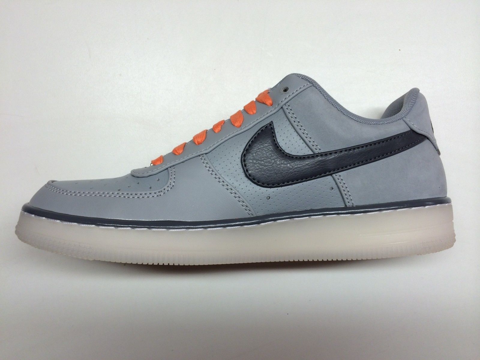 Nike Air Force 1 Downtown Silver Dark Grey Orange 02
