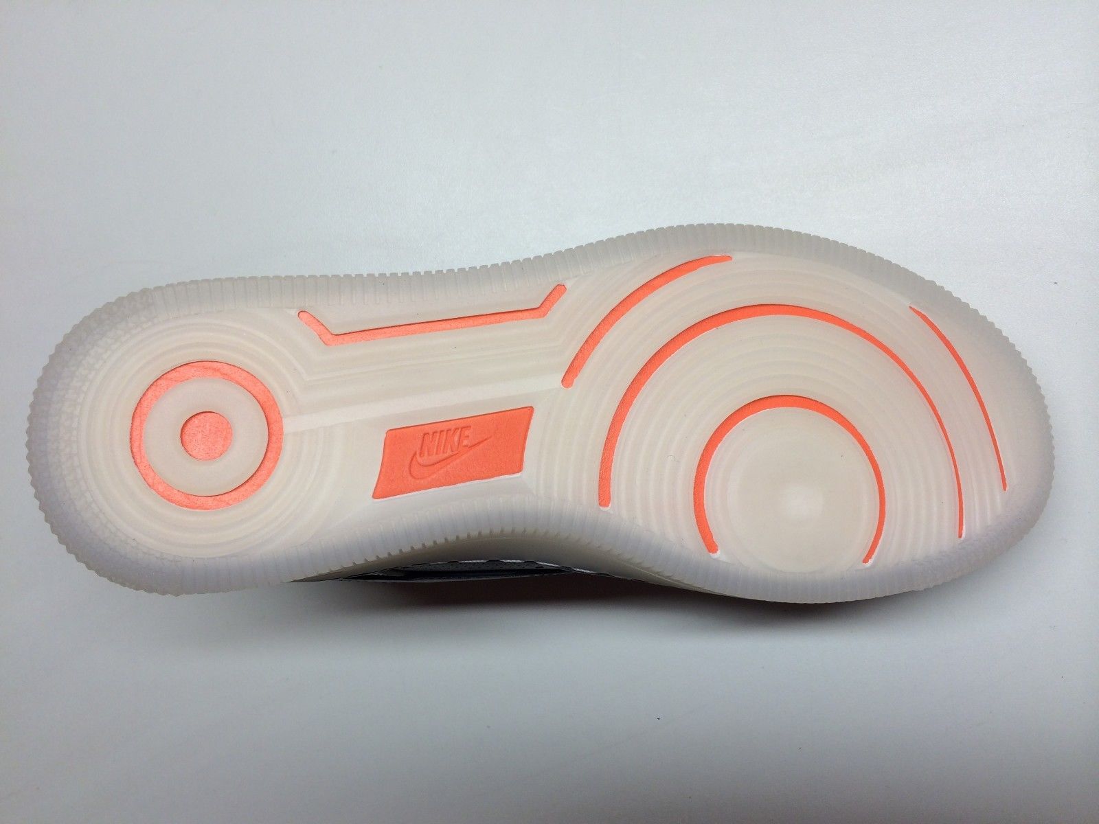 Nike Air Force 1 Downtown Silver Dark Grey Orange 04