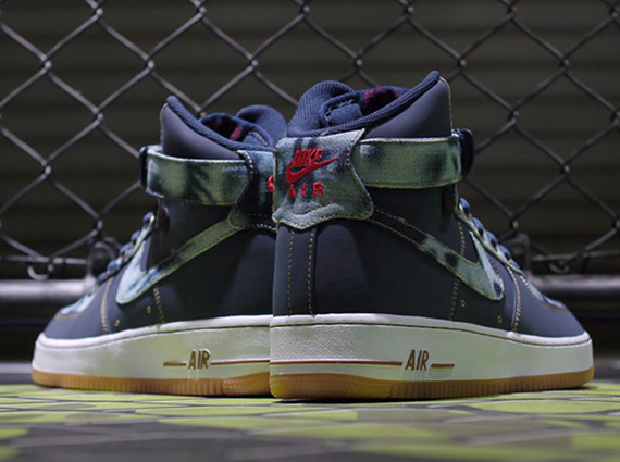 Nike Air Force 1 High Acid Wash Denim
