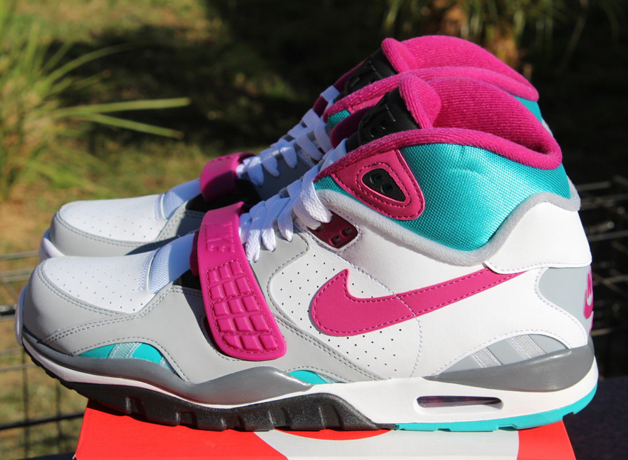 Nike Air Trainer SC II - White - Bright Magenta - Dark Grey - Wolf Grey