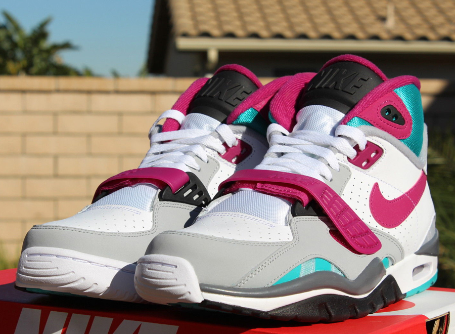 Nike Air Trainer Sc Ii White Bright Magenta Grey 3