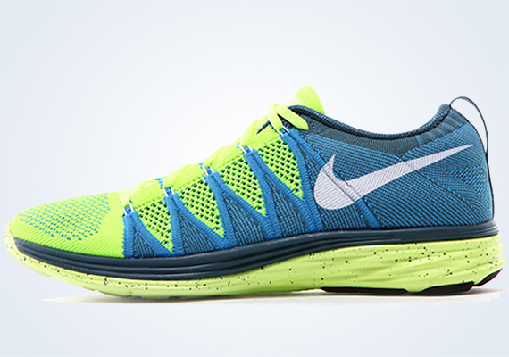 Nike Flyknit Lunar 2 Volt Blue