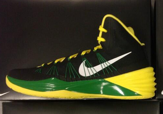 Nike Hyperdunk 2013 in Four "Oregon Duck" PE Colorways