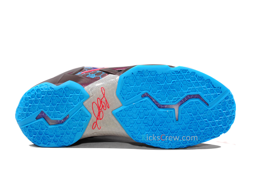 Nike Lebron 11 Court Purple Reflective Silver Vivid Blue 5