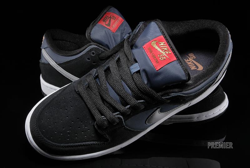 Nike Sb Dunk Low Black New Slate Reflective Silver 1