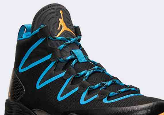Air Jordan Xx8 Se Black Atomic Mango Dark Powder Blue 1