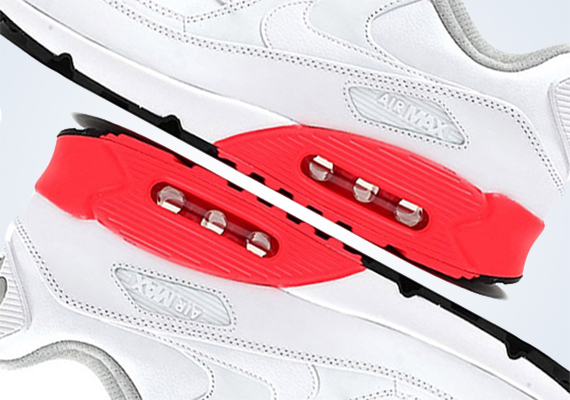 Air Max 90 White Grey Red