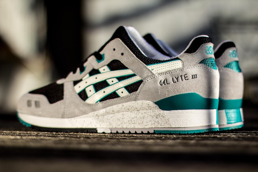 Asics Gel Lyte Iii Black Grey Teal 01
