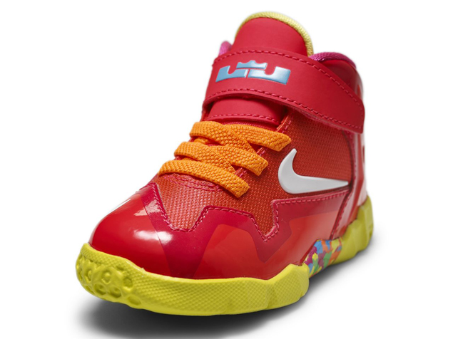 Fruity Pebbles Lebron 11 Gs Laser Crimson 01