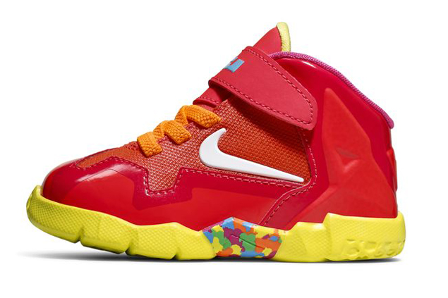 Fruity Pebbles Lebron 11 Gs Laser Crimson 03