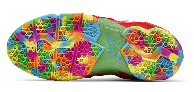 Fruity Pebbles Lebron 11 Gs Laser Crimson 08