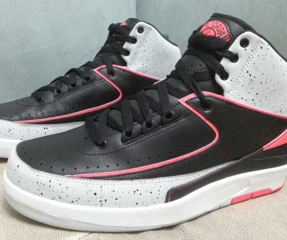 Infrared Black Speckle Air Jordan 2 2