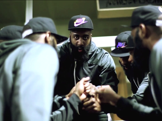 James Harden and "The Beards" Go Shopping at Foot Locker