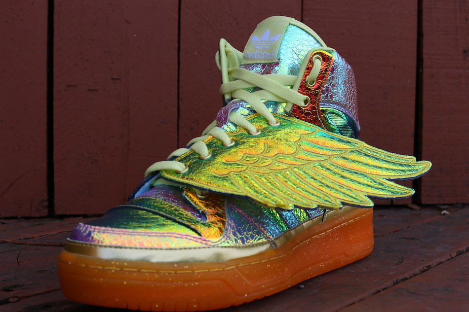 Jeremy Scott Adidas Js Wings Gold Foil 01
