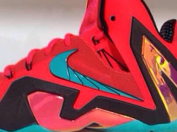 Nike LeBron 11 Elite - Red - Black - Gold