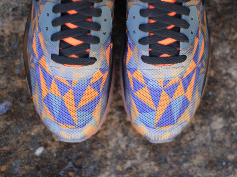 Nike Air Max 90 Ice Cool Grey Black Atomic Orange 02